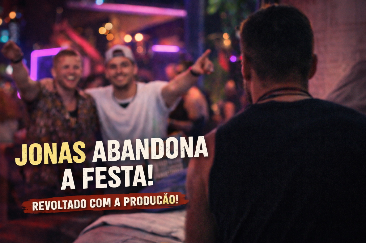BBB 26: Jonas Sulzbach abandona festa após retorno de participantes e critica produção.