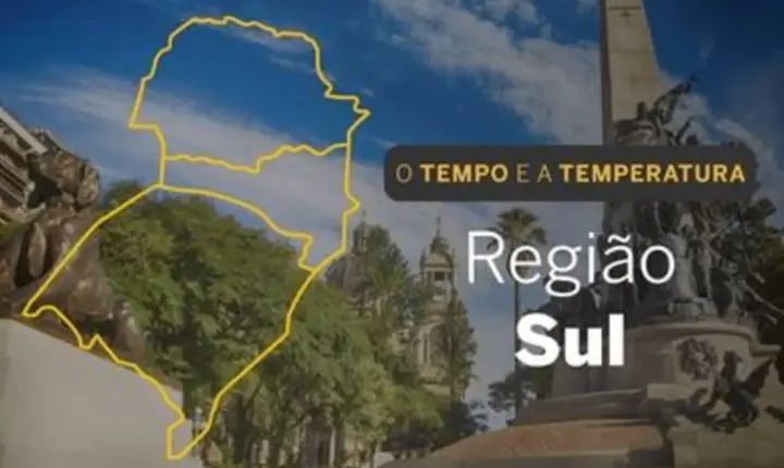 O TEMPO E A TEMPERATURA: terça (19) com tempo firme e temperaturas baixas no Sul